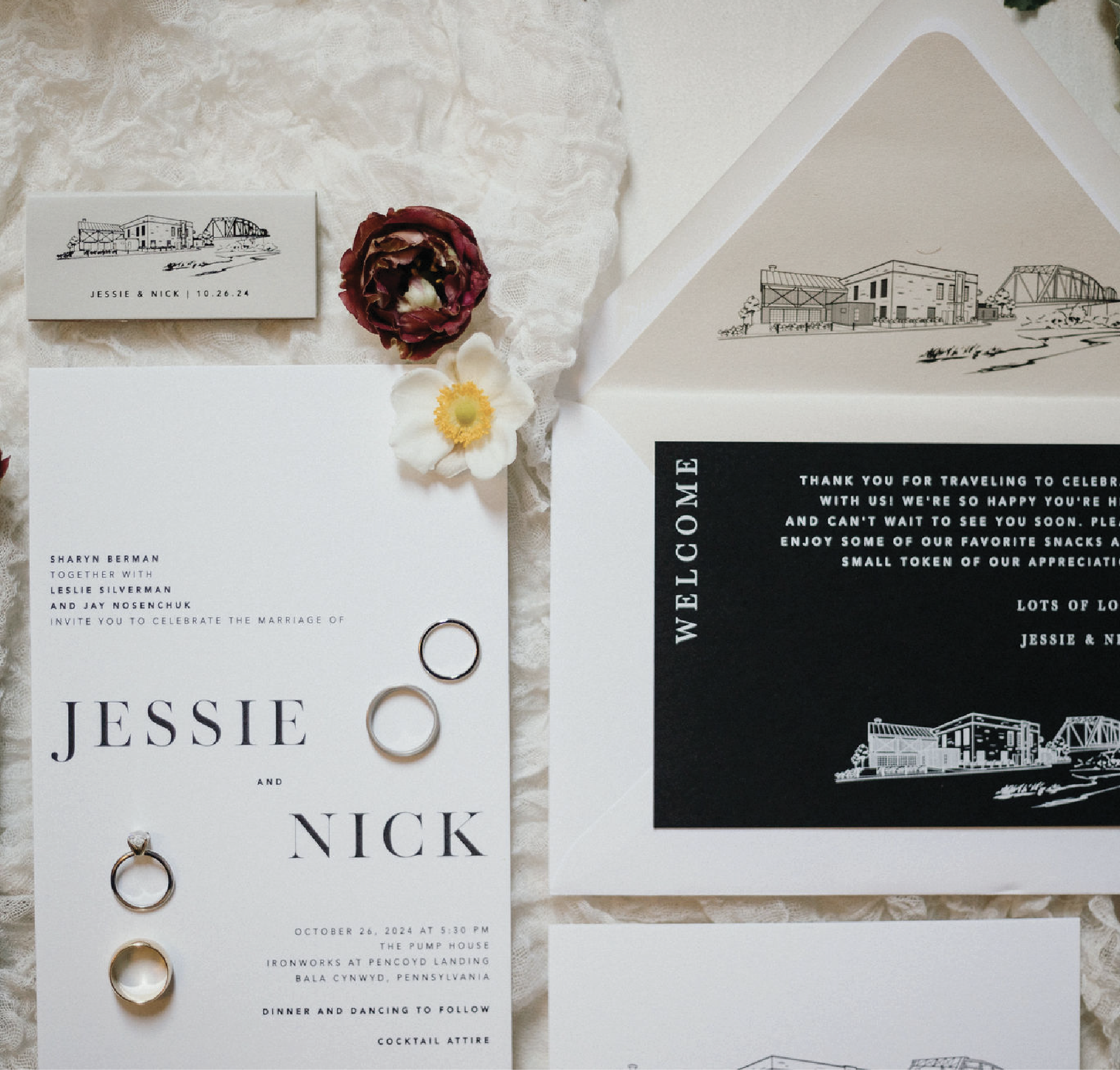 Jessie and Nick – Chick Invitations Philly